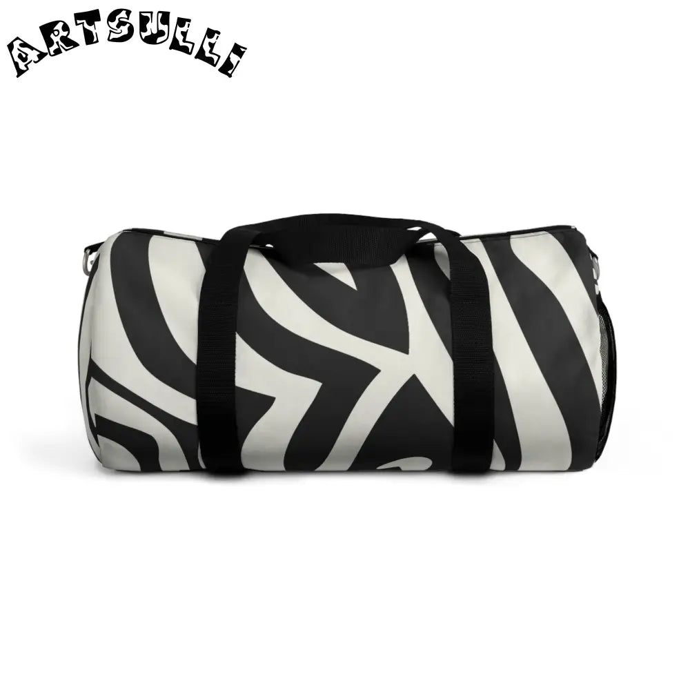 Zebra Print Duffel Bag to Showcase Artistic Taste, Artsulli - Art is Long, Life is Short, Bags, Size, Small, , , , , 68859488521927