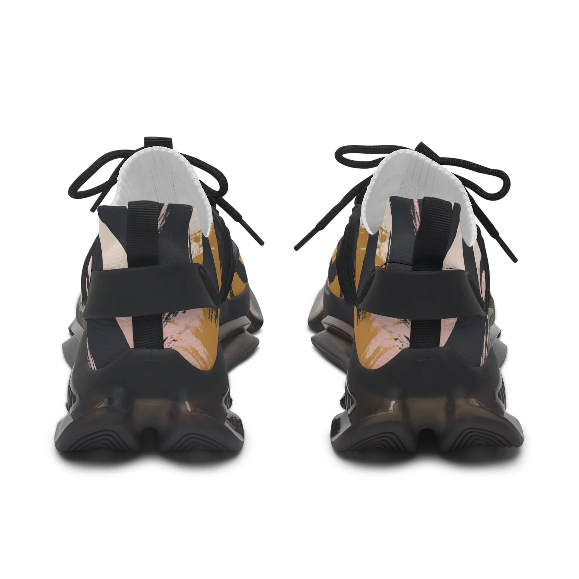 Zebra Print Mesh Sneakers with Clear Speckled Sole Color Variant, Artsulli - Art is Long, Life is Short, Shoes, , , , , , , 