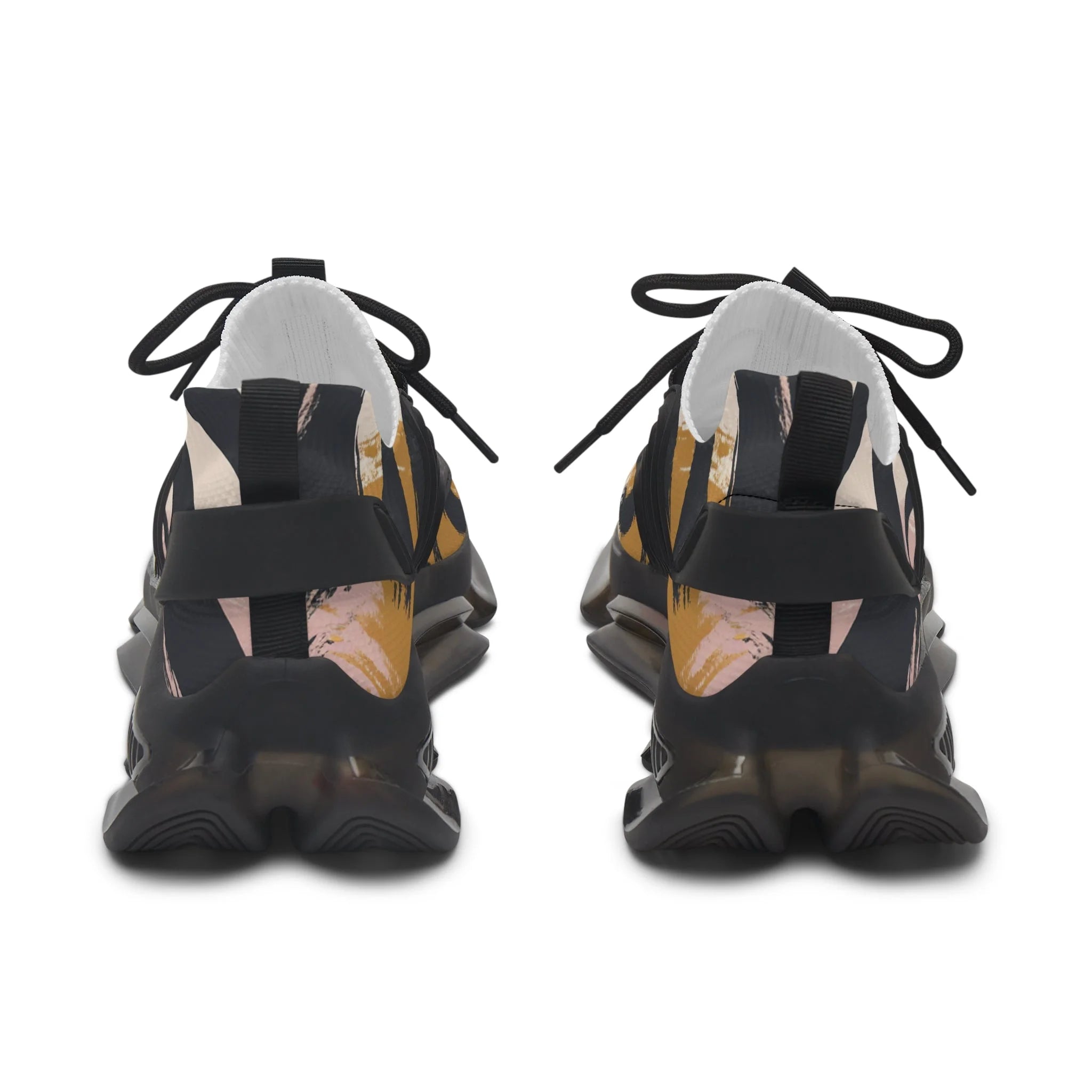 Zebra Print Mesh Sneakers with Clear Speckled Sole Color Variant, Artsulli - Art is Long, Life is Short, Shoes, , , , , , , 