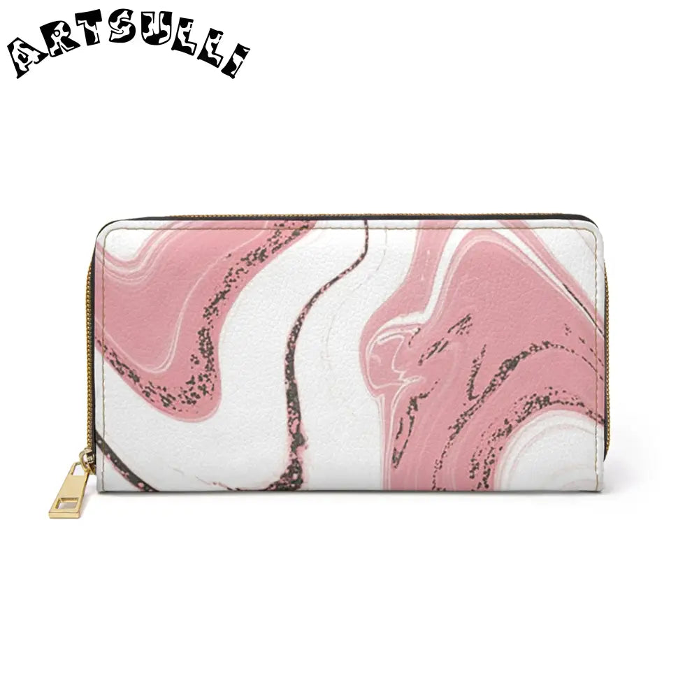Zipper Wallet, Artsulli - Art is Long, Life is Short, Accessories, Size, One size, Color, White, , , 31816919324860688484